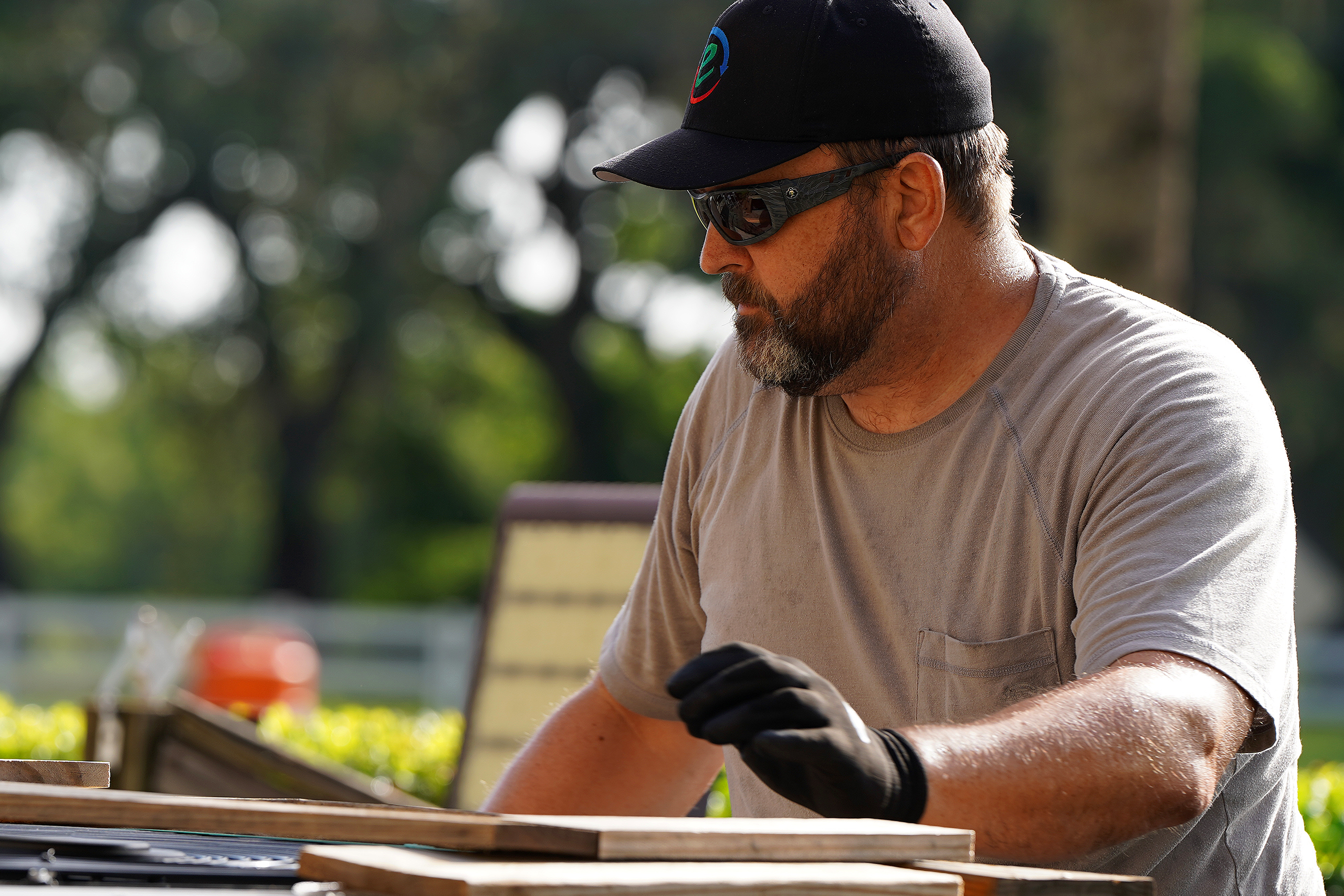 Efficient Air Technician During An HVAC Installation