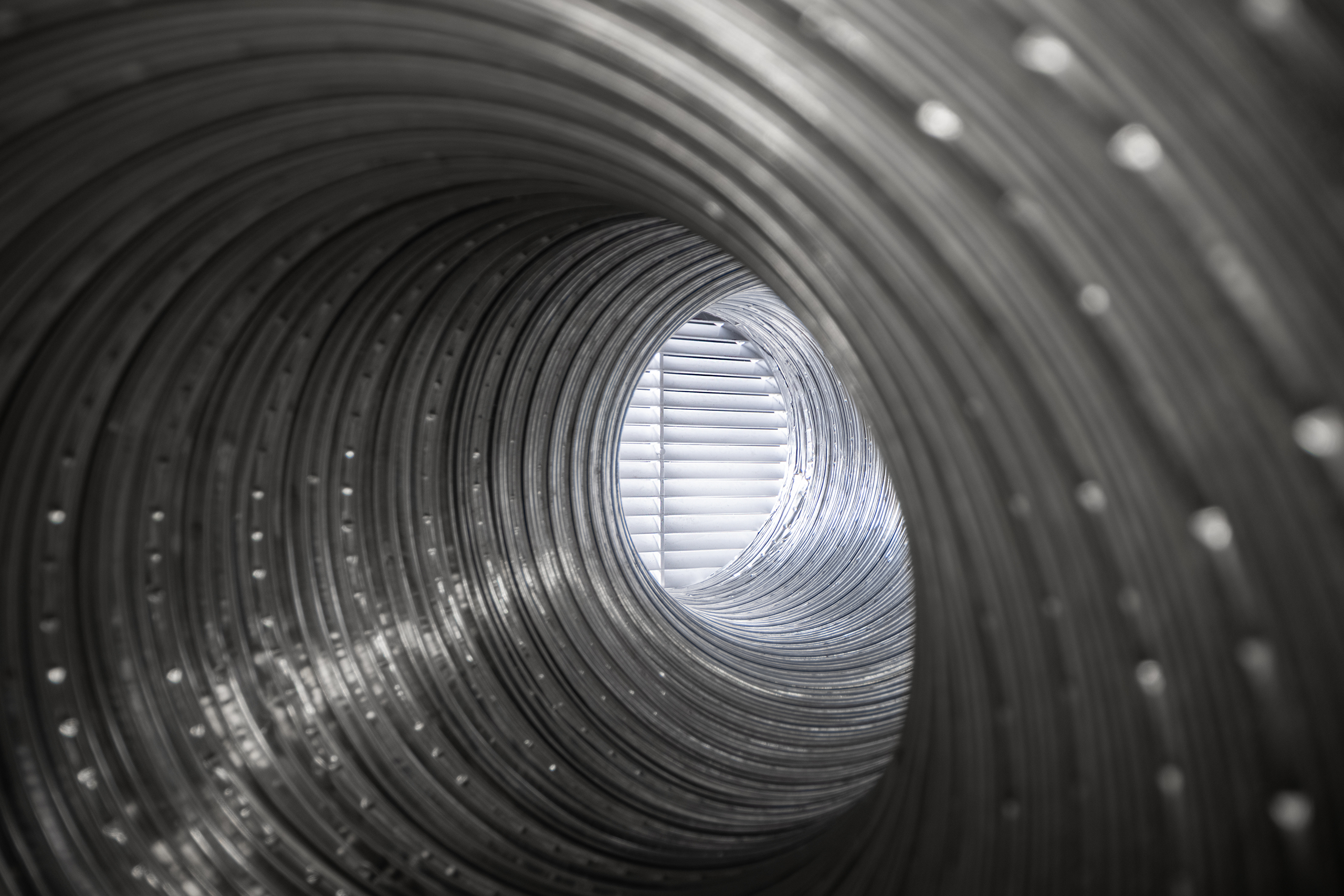 Ductwork Installed At a Residential HVAC Project.